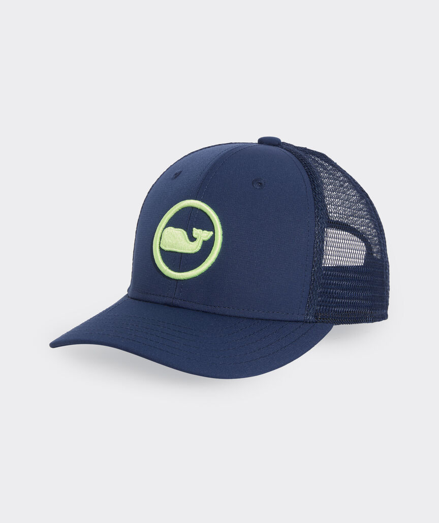 Boys' Performance Whale Dot Trucker Hat