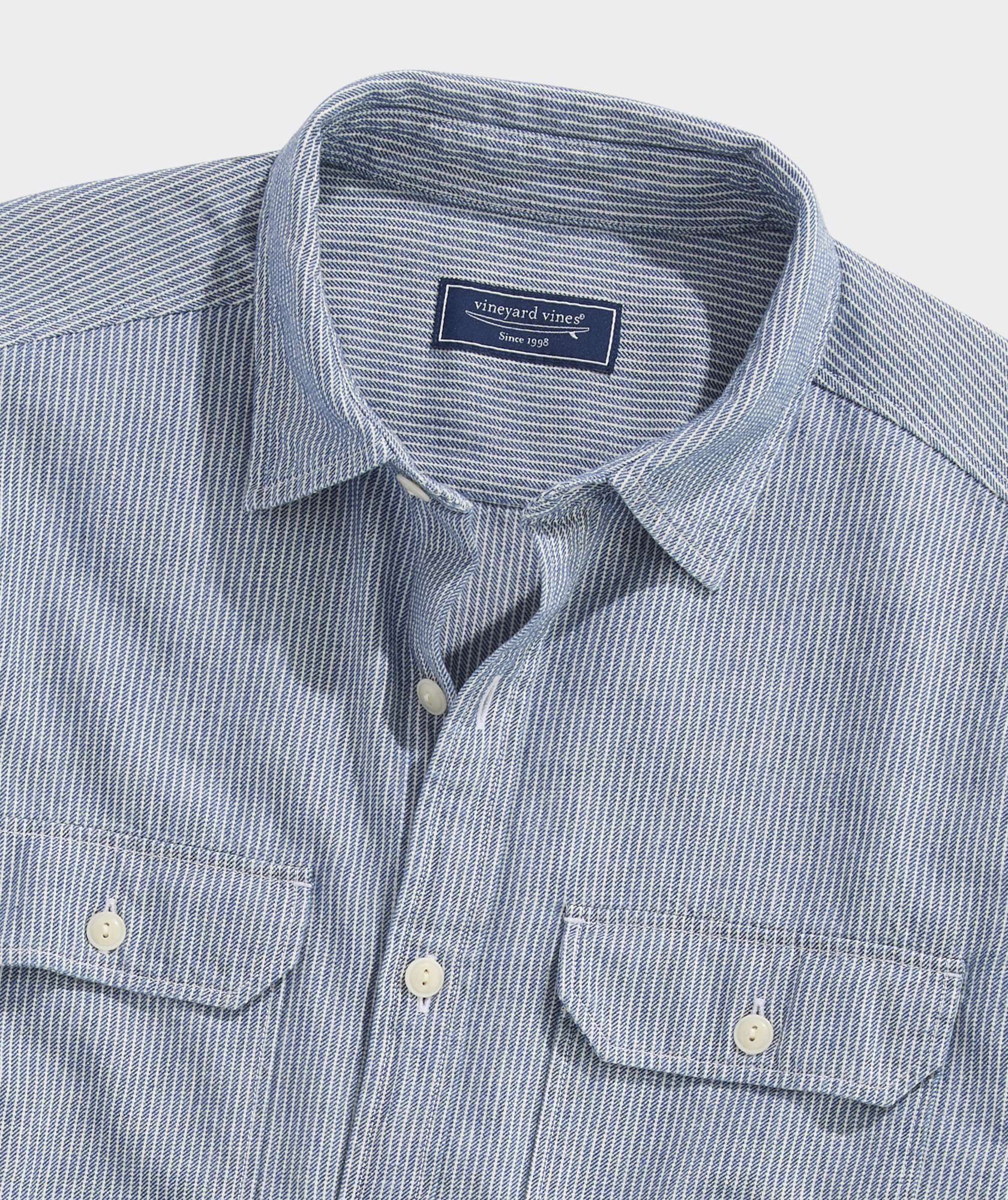 Indigo Stripe Montauk Shirt