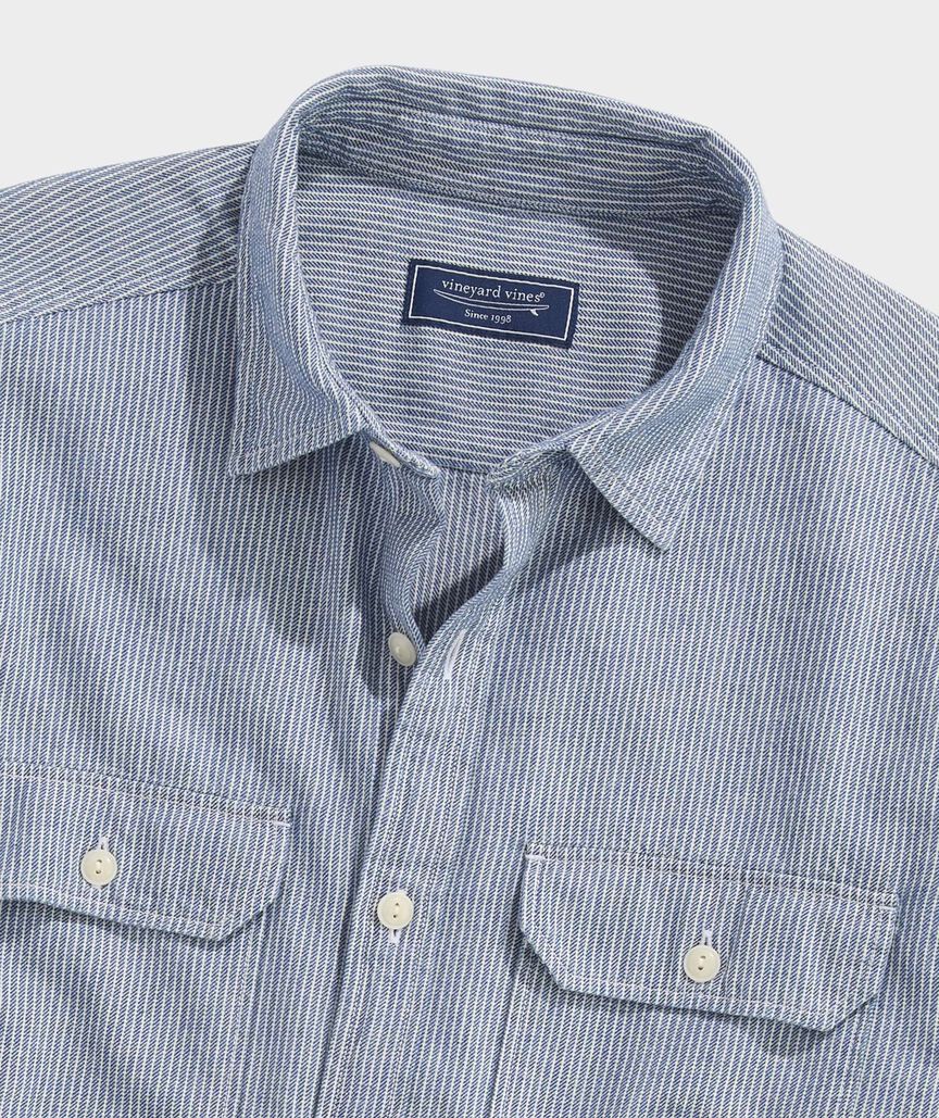 Indigo Stripe Montauk Shirt