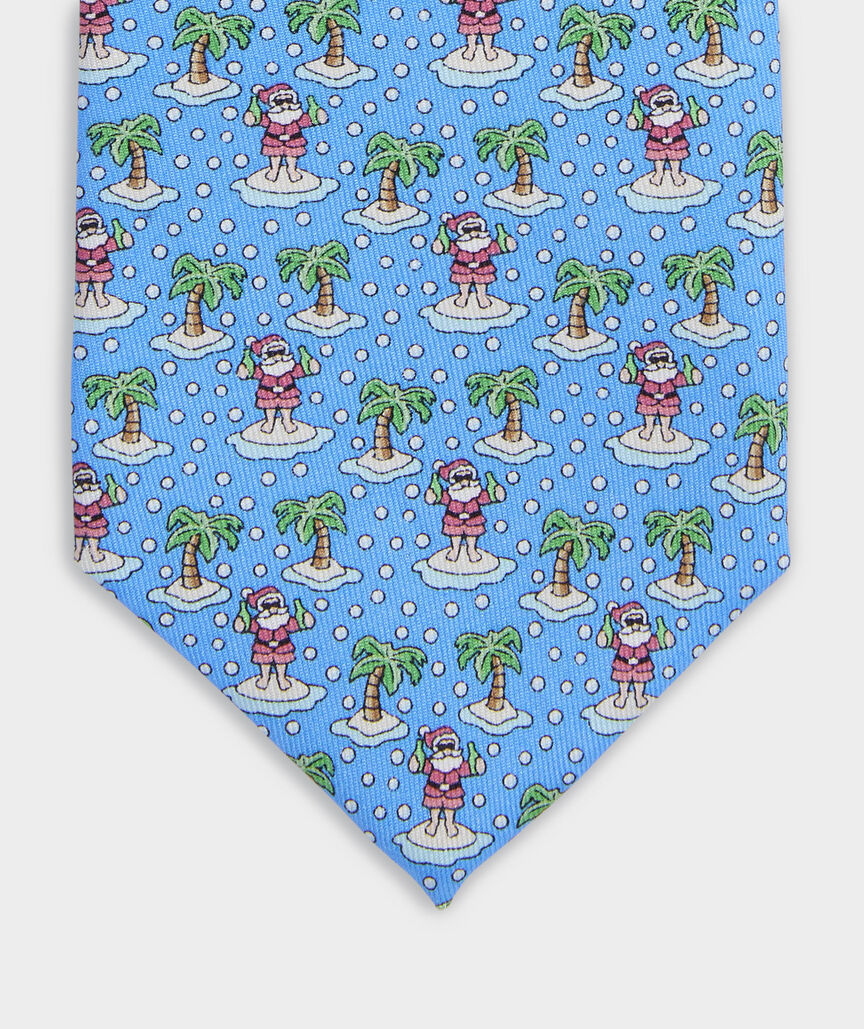 Let It Snow Anywhere But Here Silk Tie