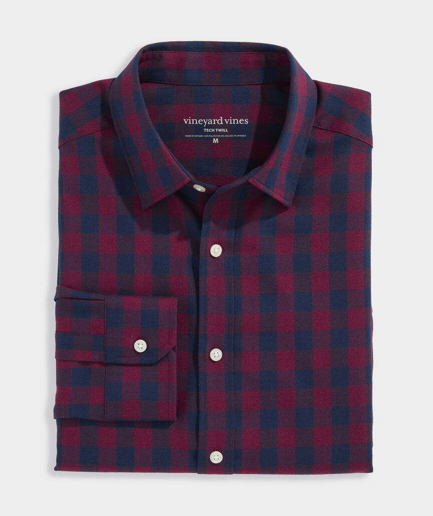 Performance Tech Twill Buffalo Check Shirt