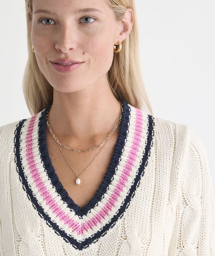 Katie Cotton Varsity Sweater