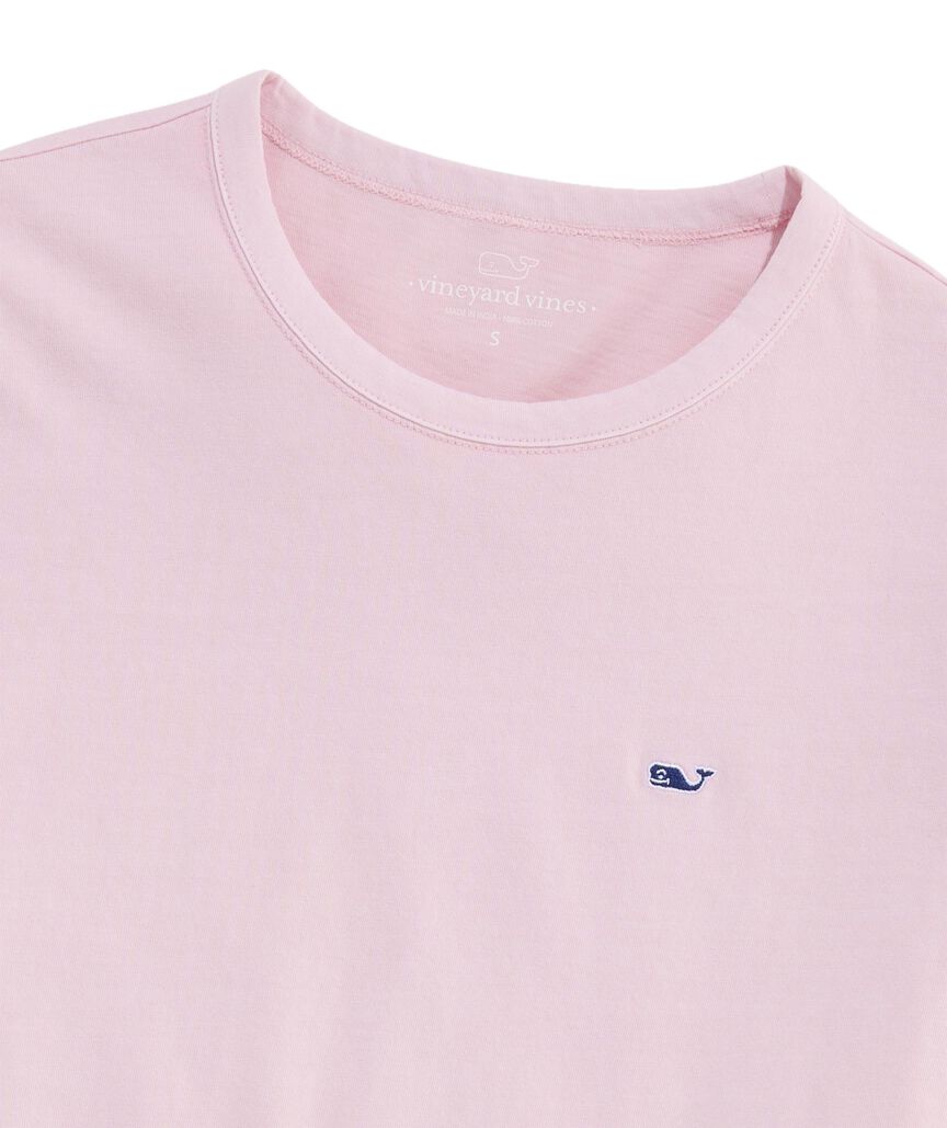 OUTLET Women's Sunwashed Whale Embroidered Short-Sleeve Tee