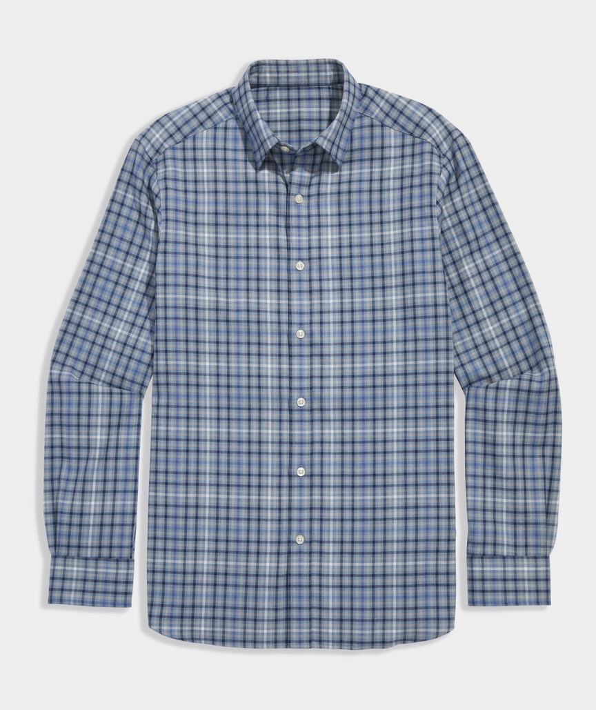 Performance Brushed Tech Twill Madaket Tattersall Shirt