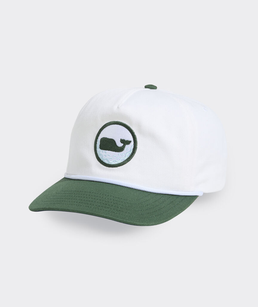 Golf Ball Whale Dot Rope Hat