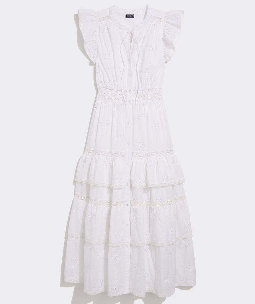 Christine Eyelet Shell Dress