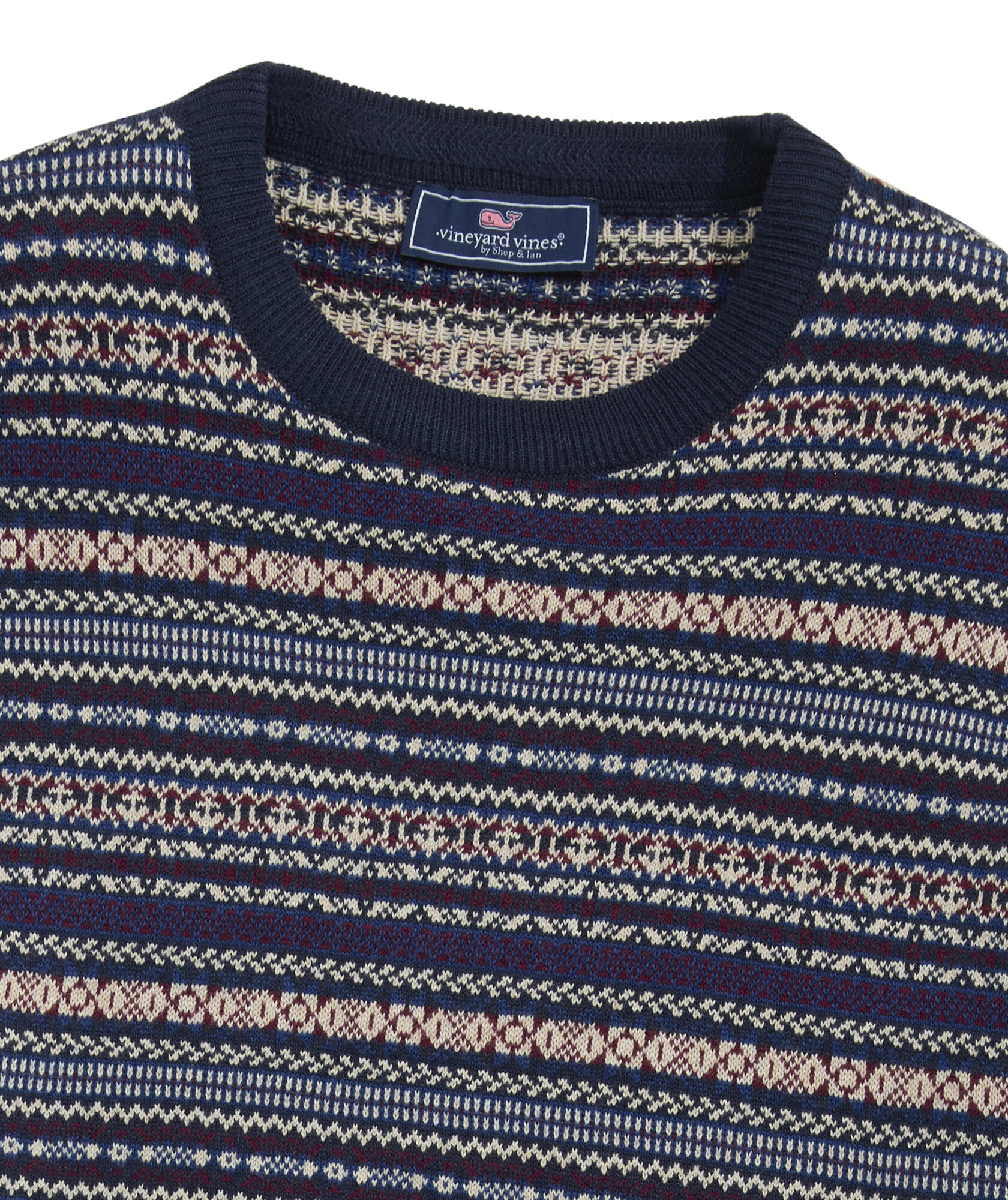 OUTLET Fairisle Crewneck Sweater