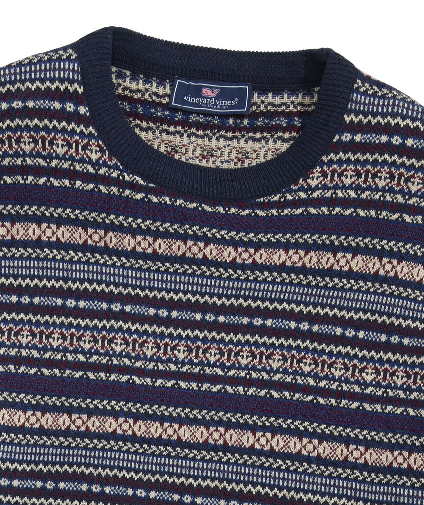 OUTLET Fairisle Crewneck Sweater