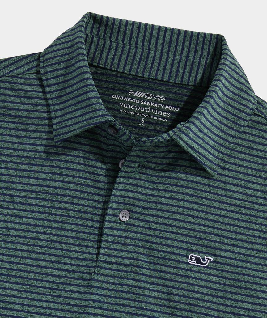 Boys' Performance Bradley Stripe Sankaty Polo