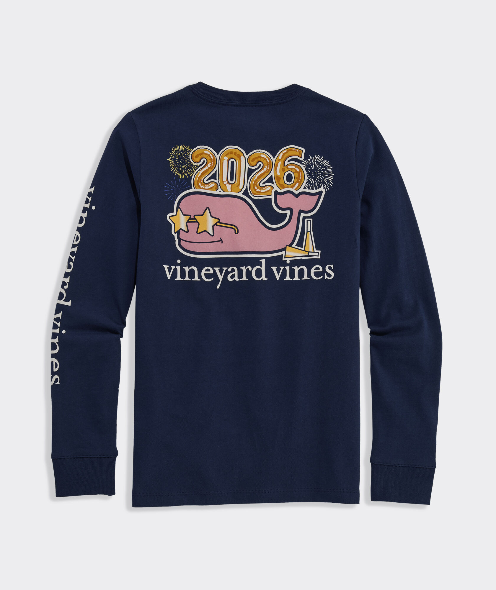 Boys' 2026 New Year's Eve Long-Sleeve Pocket Tee