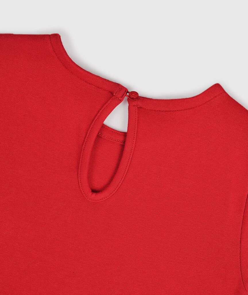 OUTLET Girls' Knit Peplum Dress