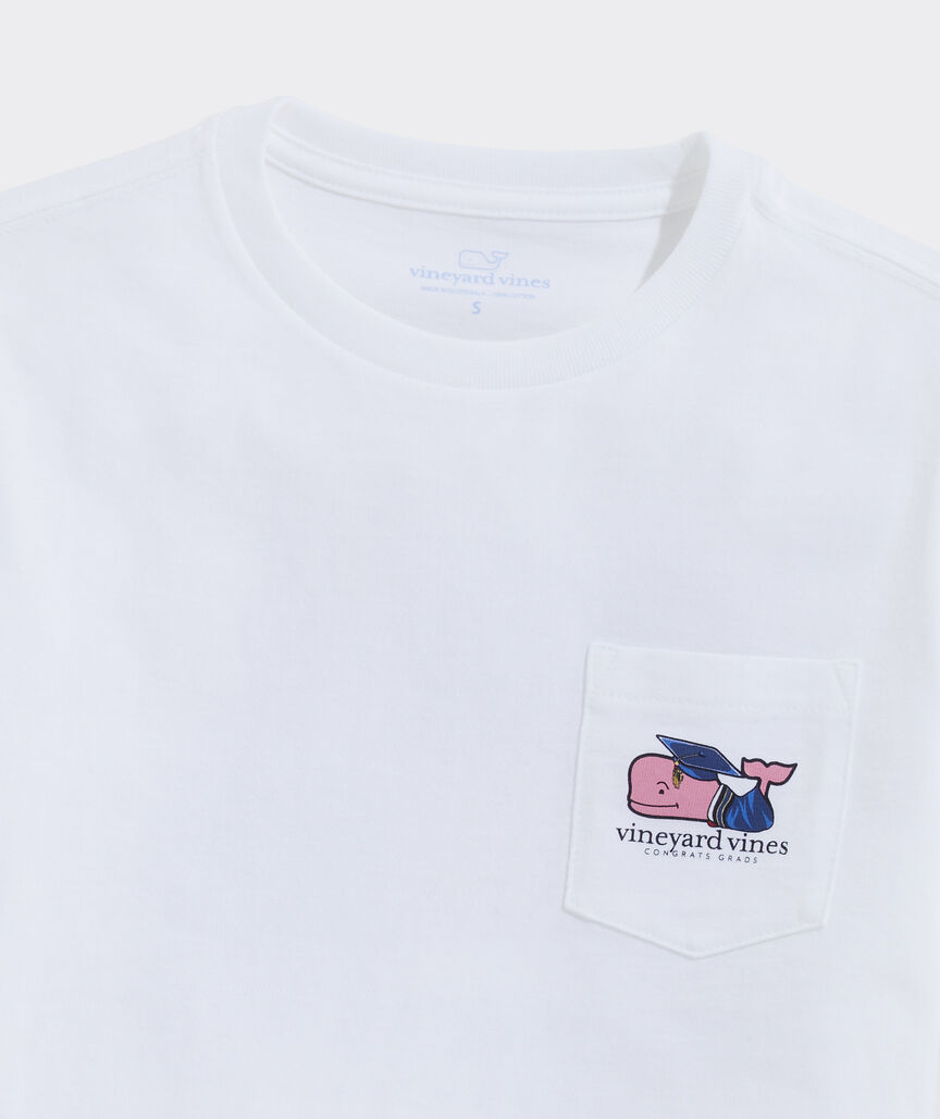 Shop Boys 2024 Graduation Whale ShortSleeve Pocket Tee at vineyard vines