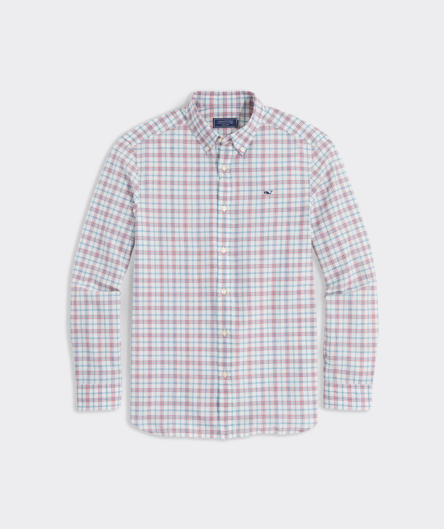 Cotton Madras Plaid Shirt