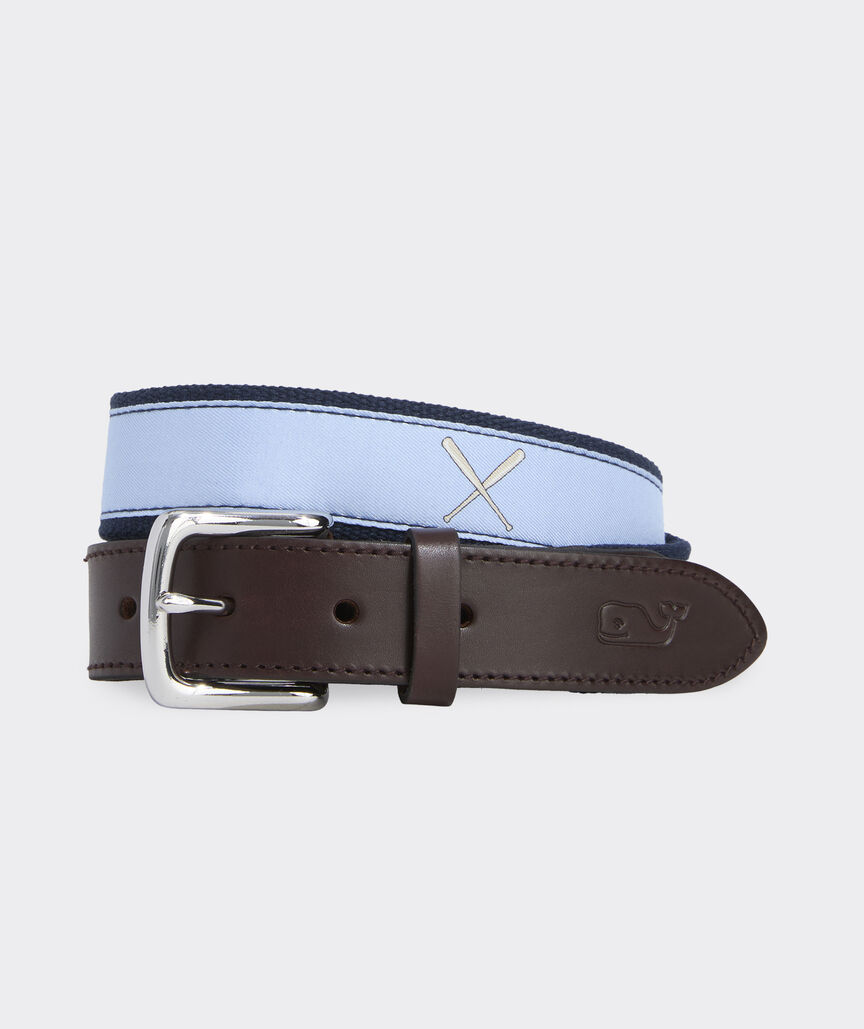 Boys' Baseball Canvas Club Belt