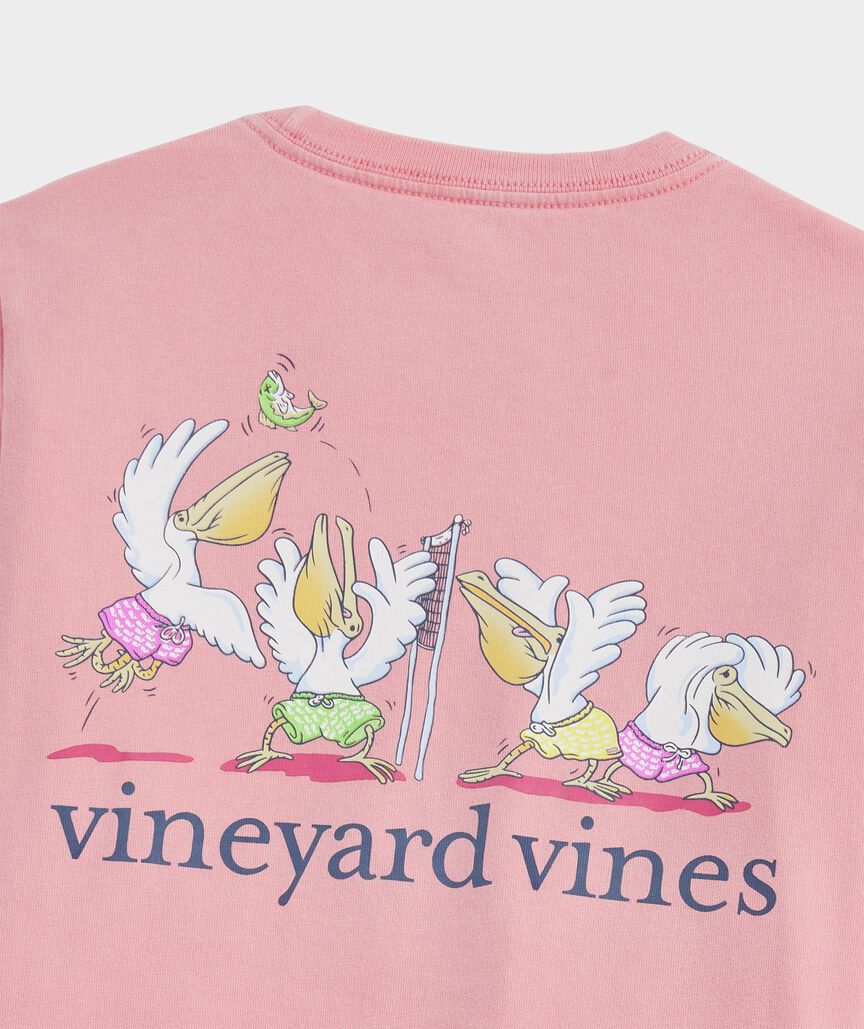 Boys' Drift Dye Pelican Volleyball Short-Sleeve Pocket Tee