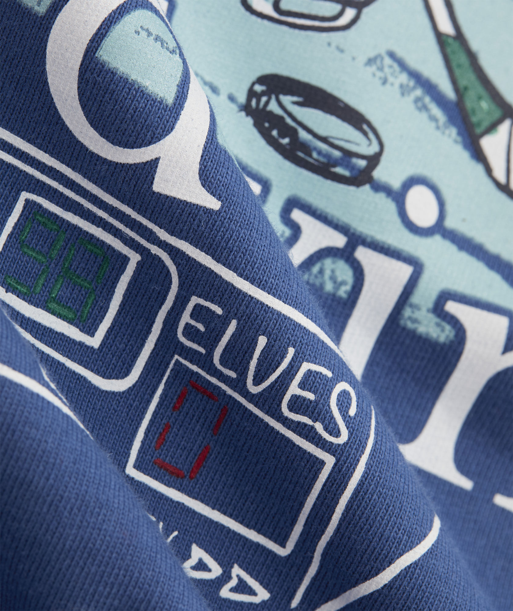 Boys' Santa Hockey Long-Sleeve Pocket Tee