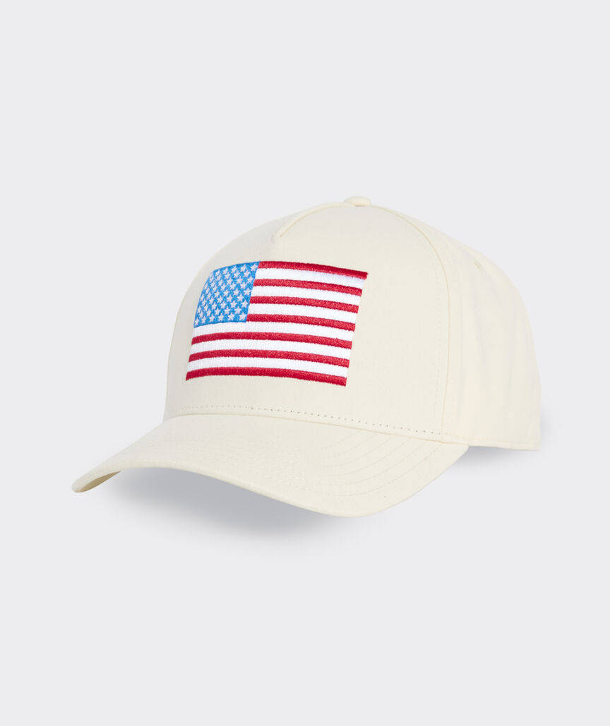 High Profile American Flag Trucker