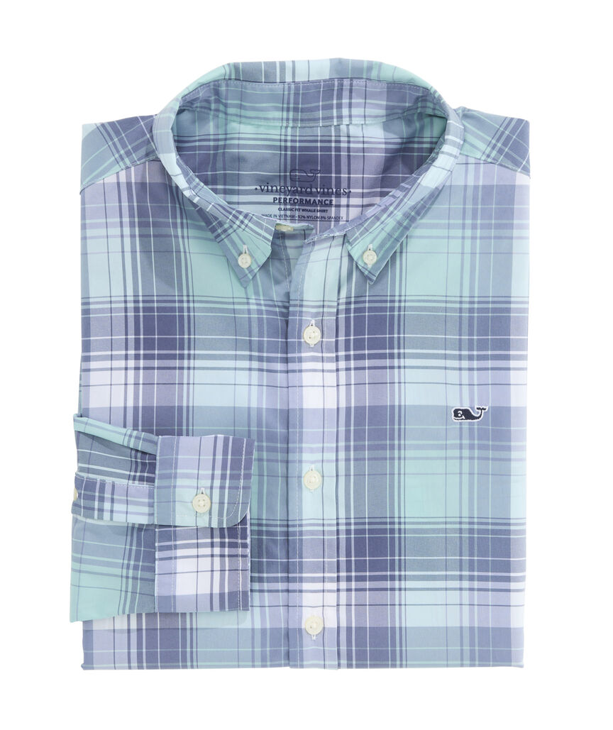 OUTLET Performance Plaid Shirt