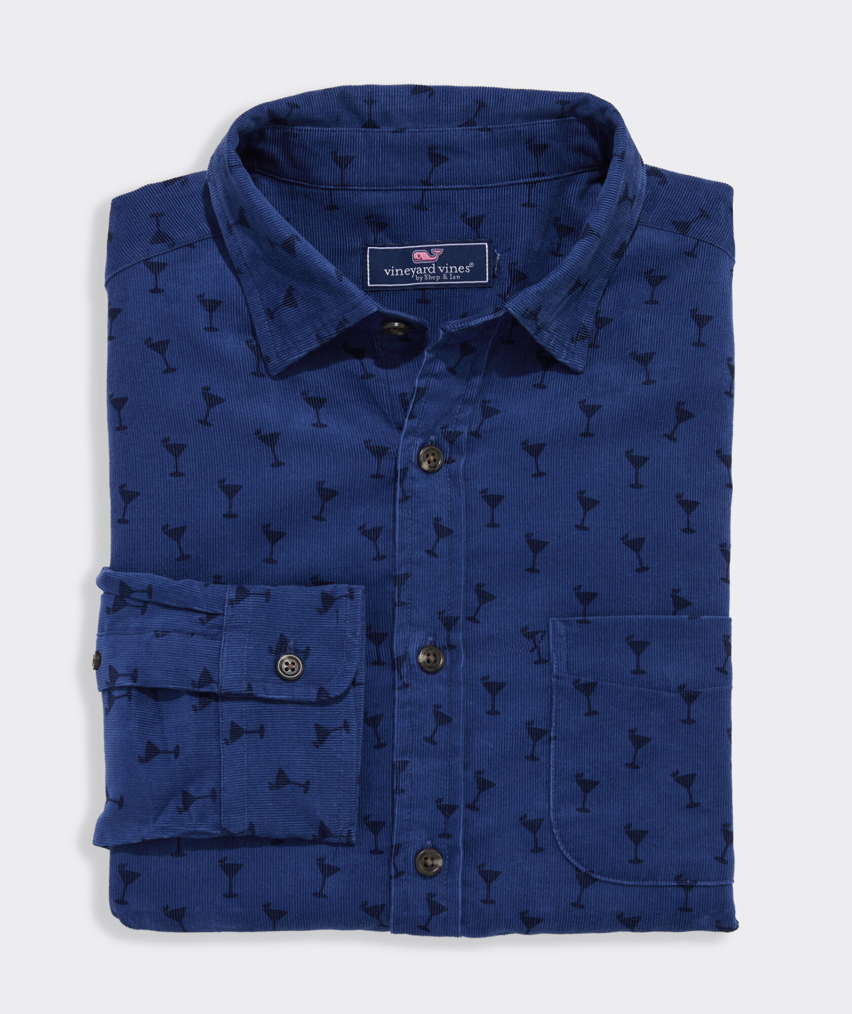 Shaken Not Stirred Corduroy Shirt