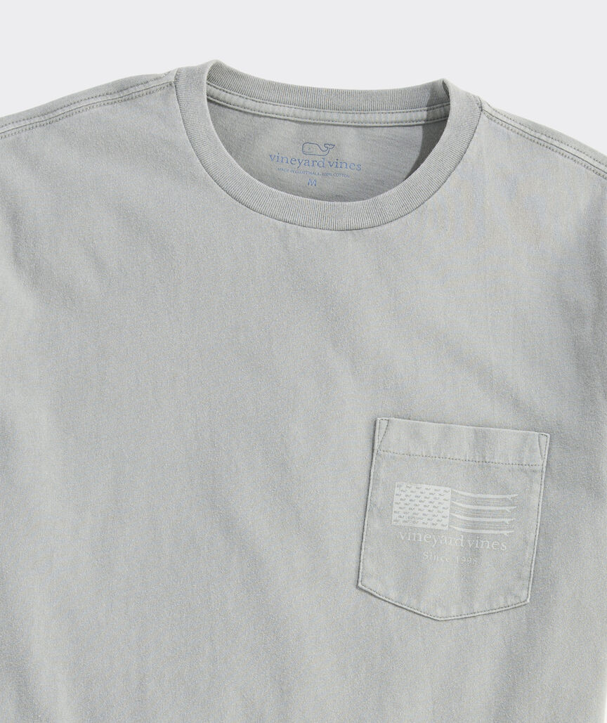 Drift Dye Tonal Flag Short-Sleeve Pocket Tee