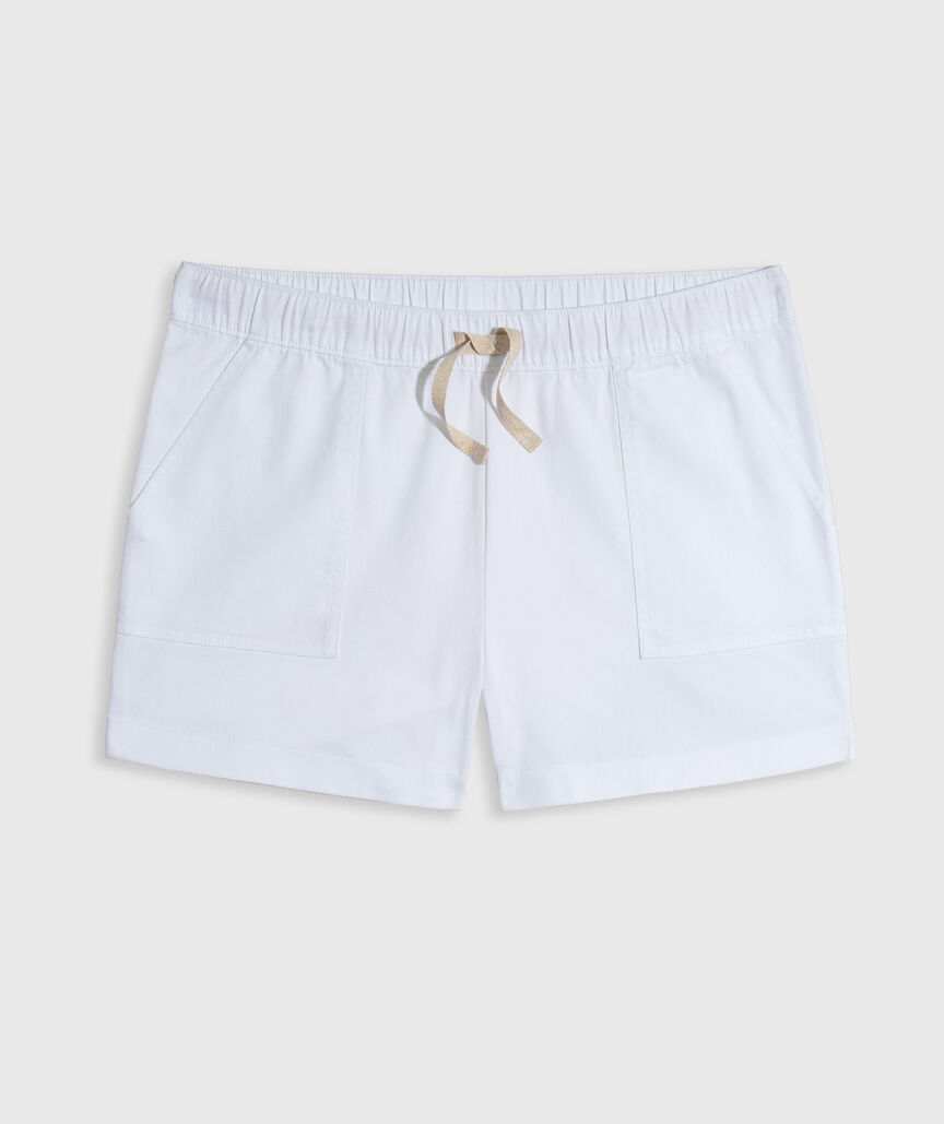 OUTLET 3.5 Inch Herringbone Pull-On Shorts