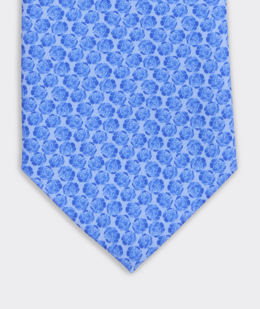 Kentucky Derby Painted Roses Silk Tie