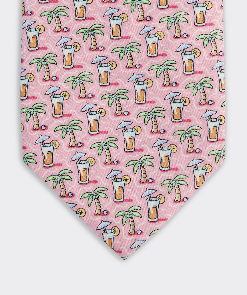 Palm & Drink Silk Tie