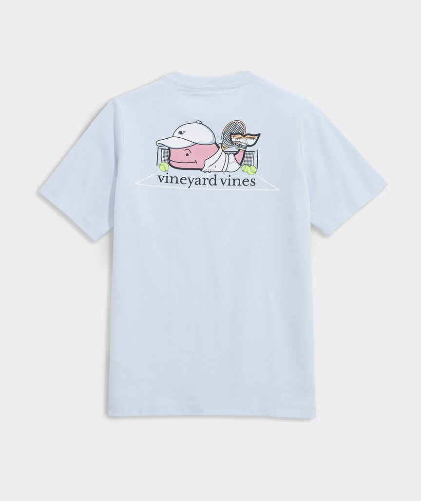 Boys' Tennis Player Whale Short-Sleeve Tee