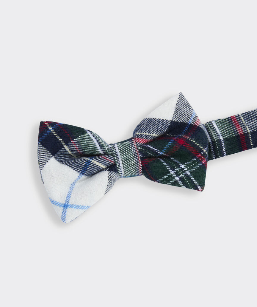 Boys' Tartan Flannel Bow Tie