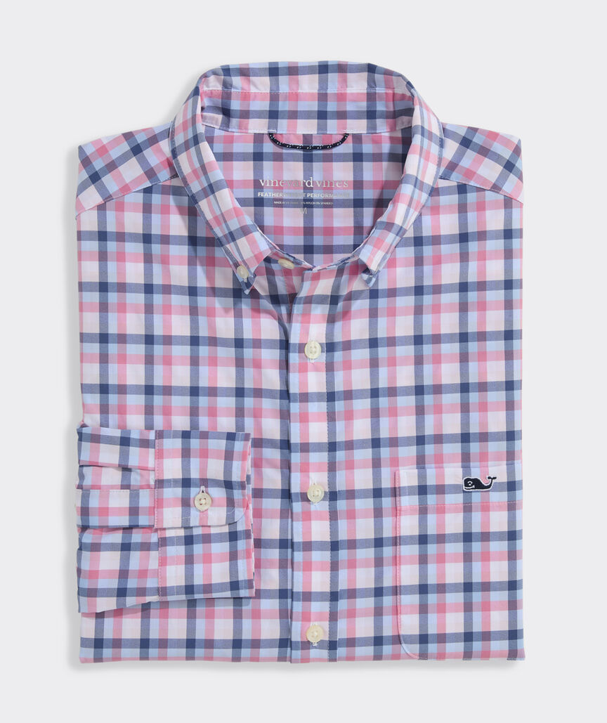 Performance Grenadine Check Featherweight Shirt