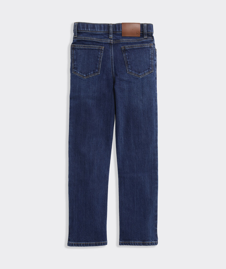 Boys' Indigo Slim Straight Jeans