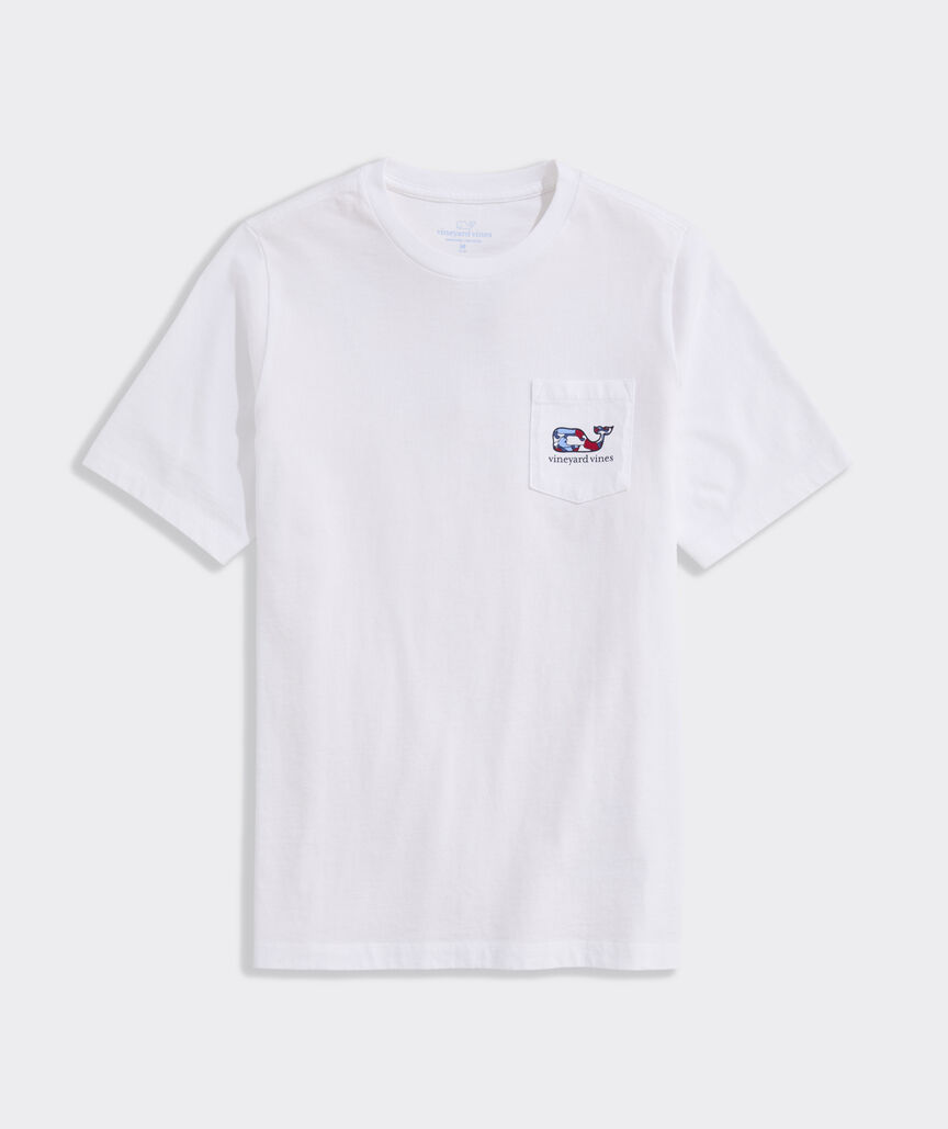 Boys' Camo Whale Short-Sleeve Pocket Tee