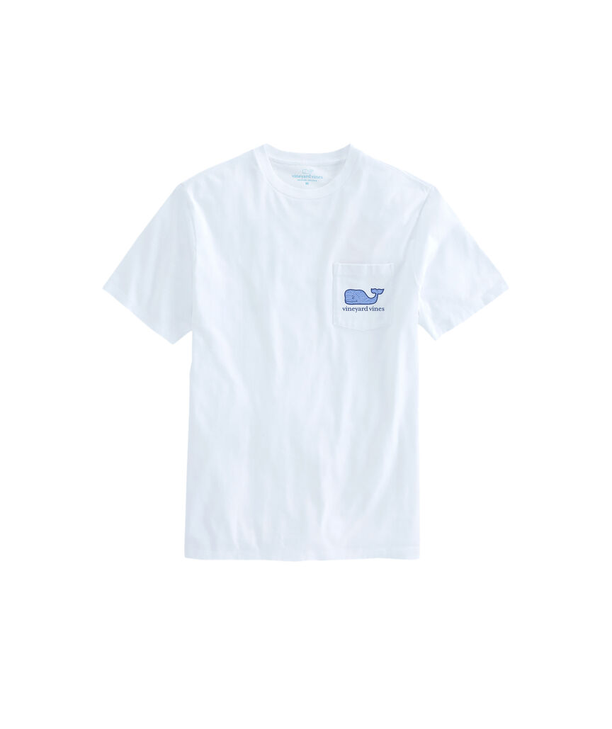 OUTLET Sea Lines Whale Fill Short-Sleeve Pocket Tee