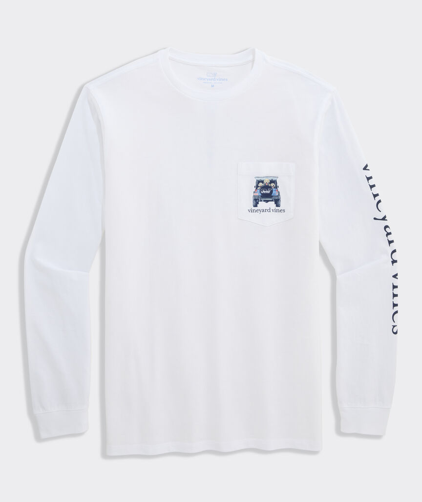 Jeep Collection Road Dogs Long-Sleeve Pocket Tee