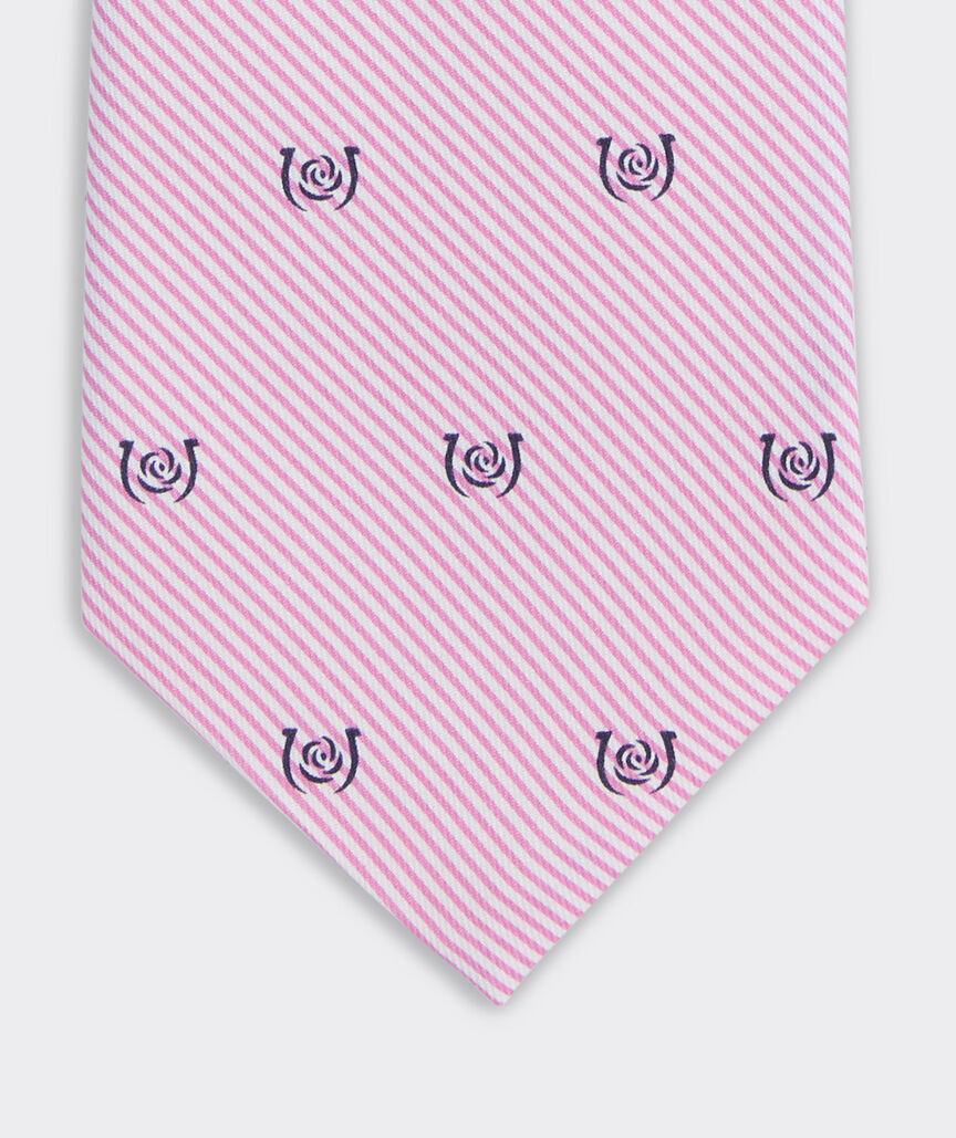 Kentucky Derby Seersucker Silk Tie