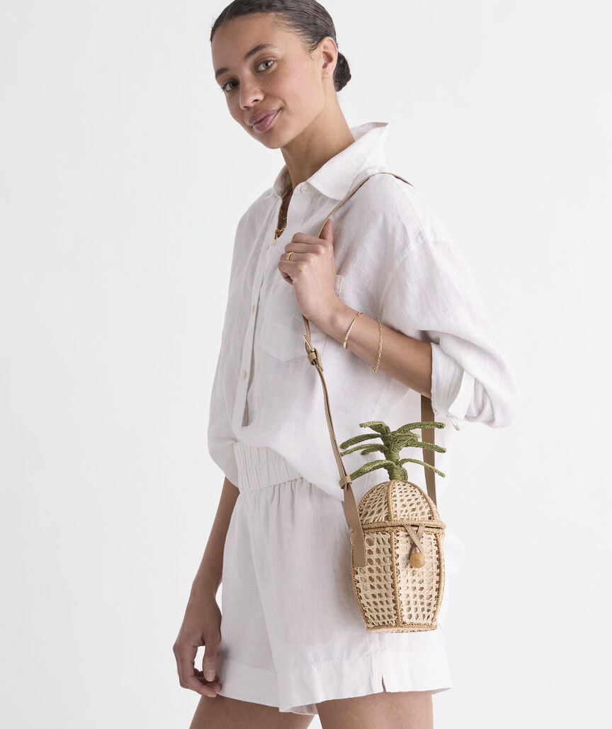 Pineapple Wicker Bag