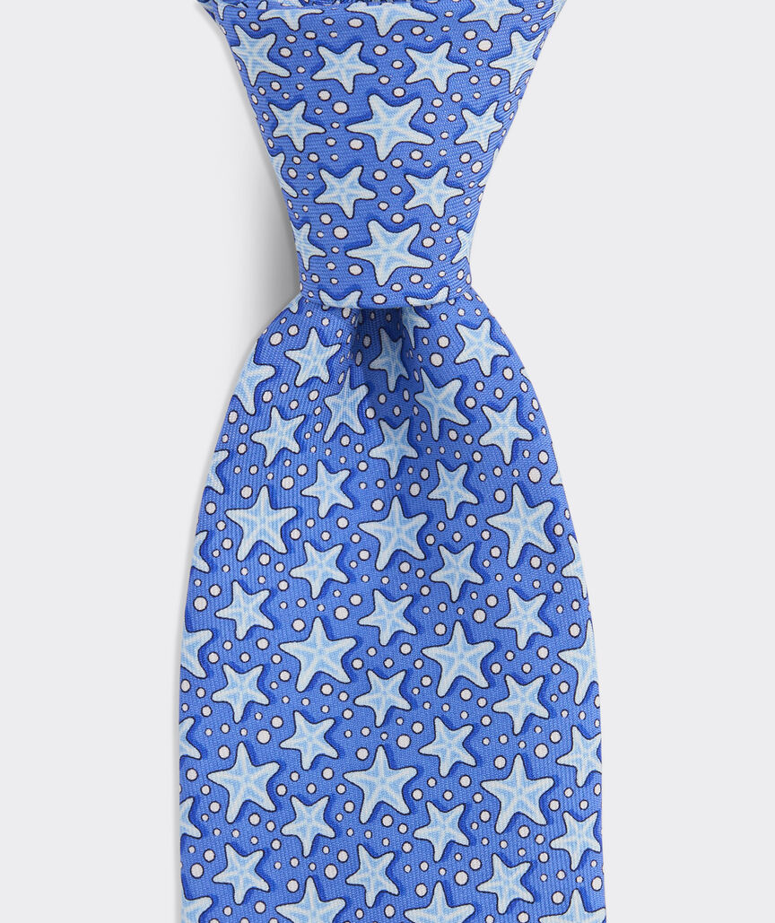 Boys' Starfish Silk Tie