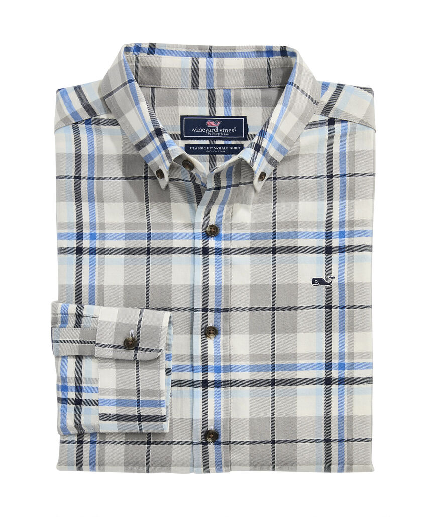 OUTLET Flannel Plaid Shirt