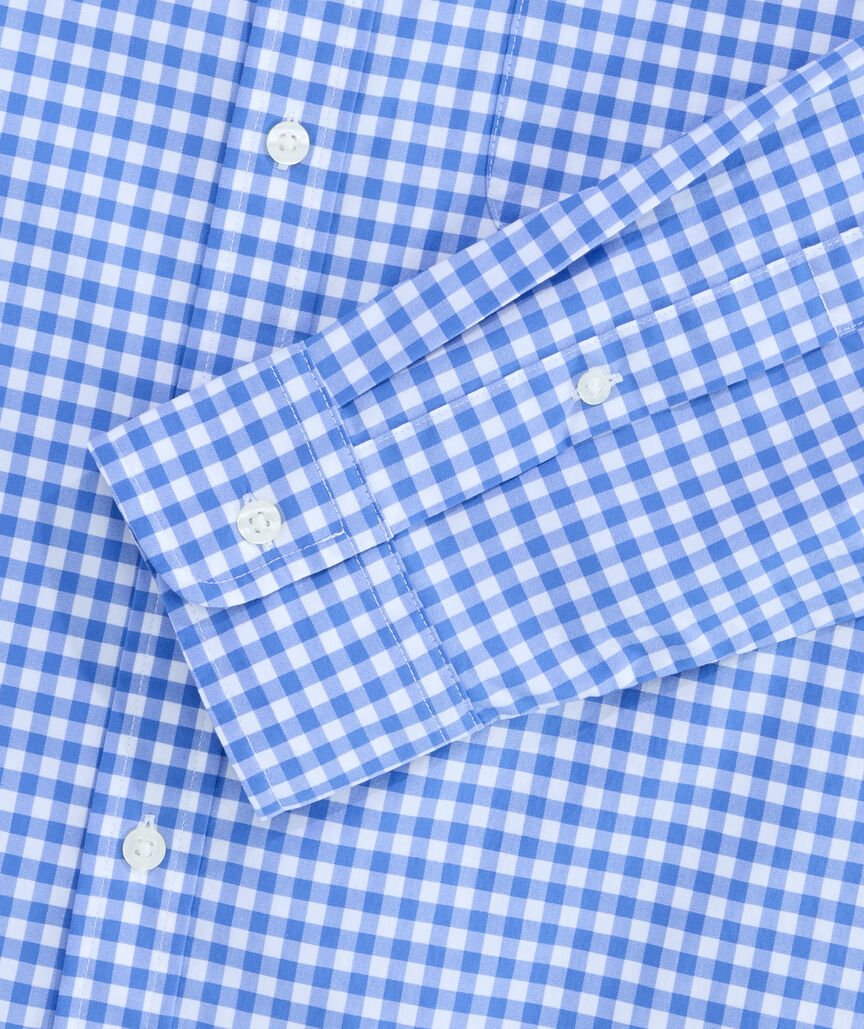 Performance Cotton Skysail Gingham Shirt
