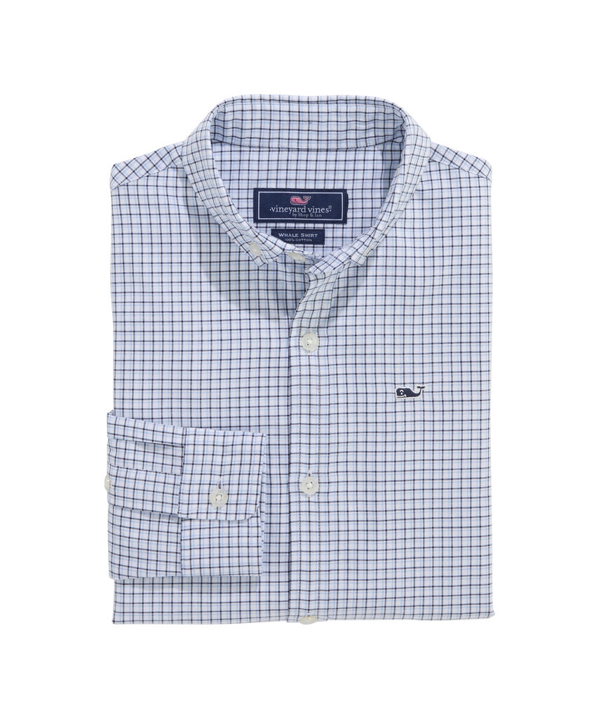 OUTLET Boys' Poplin Check Shirt