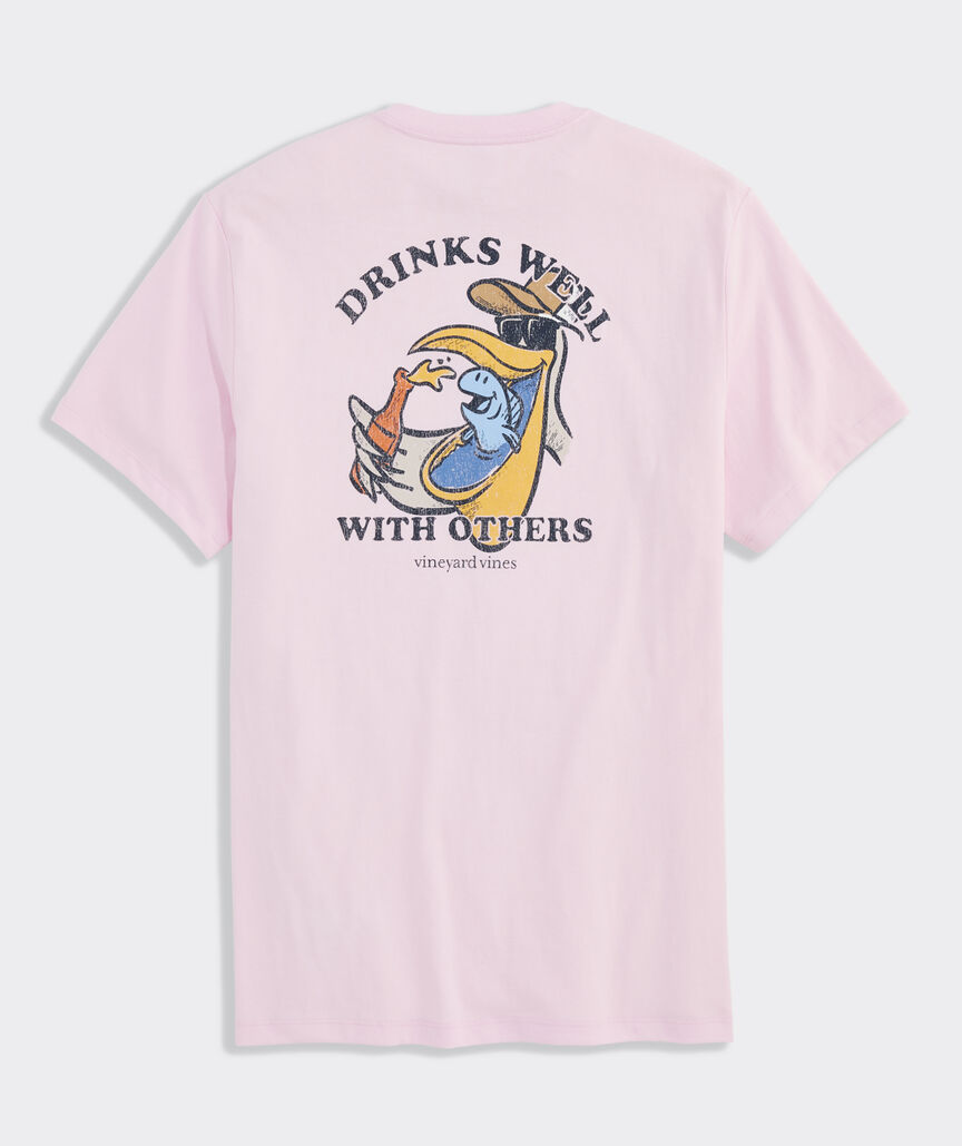 Drinks Well Short-Sleeve Pocket Tee