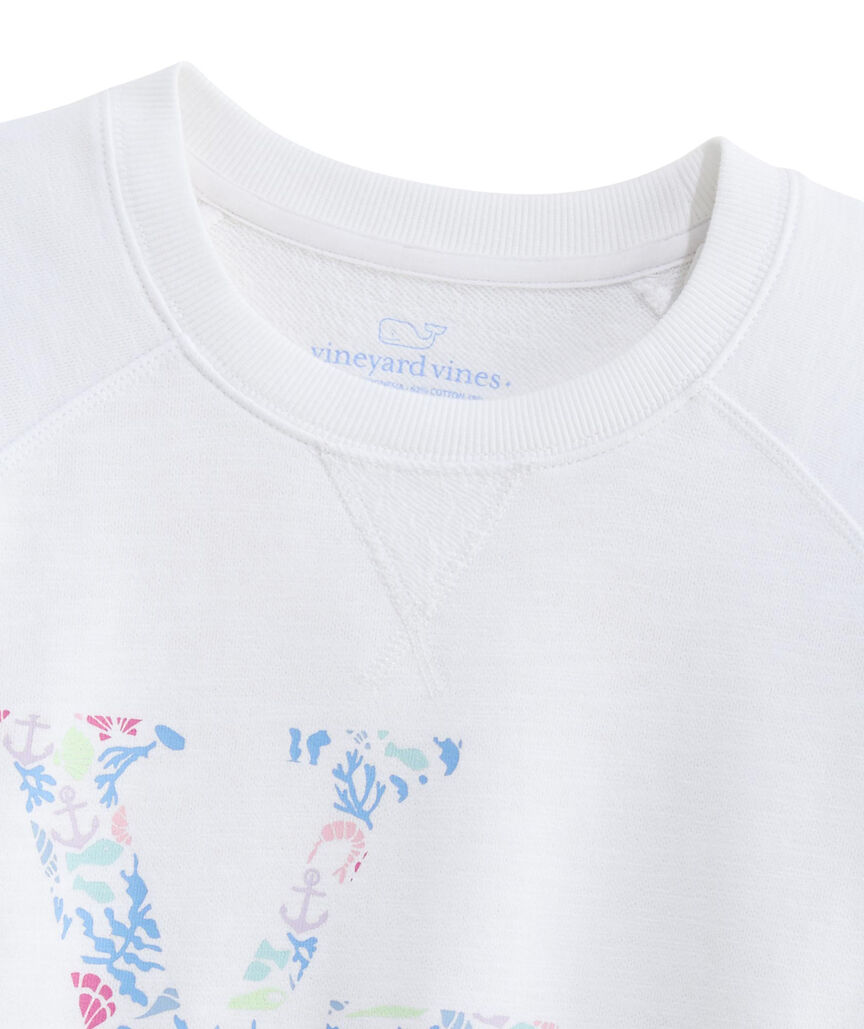 OUTLET Women's Slub Graphic Terry Crewneck