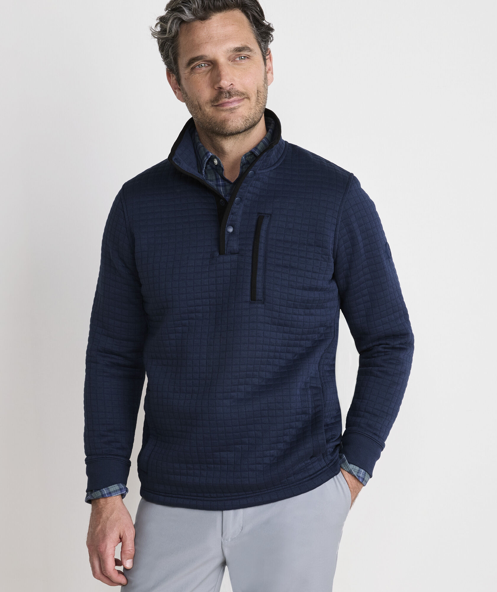 Quilted Navigator Quarter-Snap