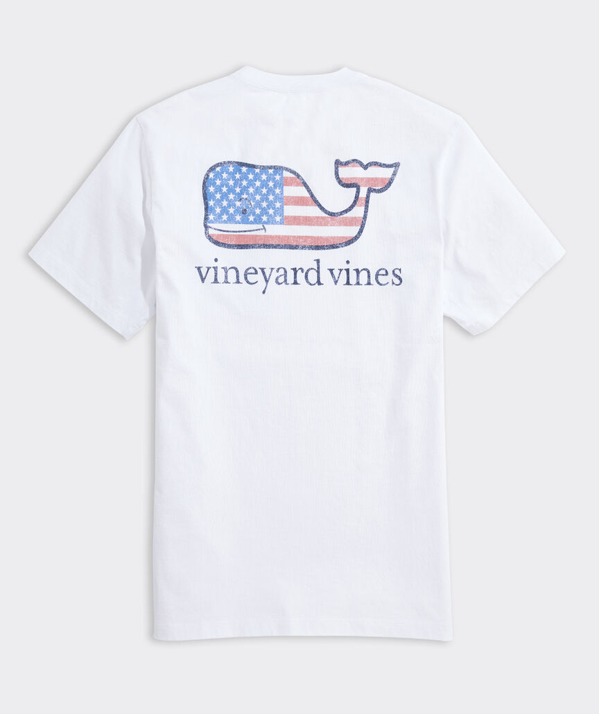 Flag Whale Short-Sleeve Pocket Tee