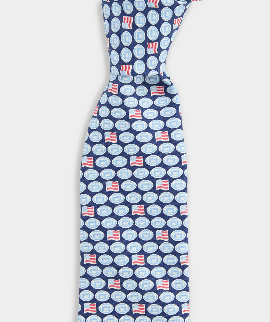 Boys' Flag Football Silk Tie