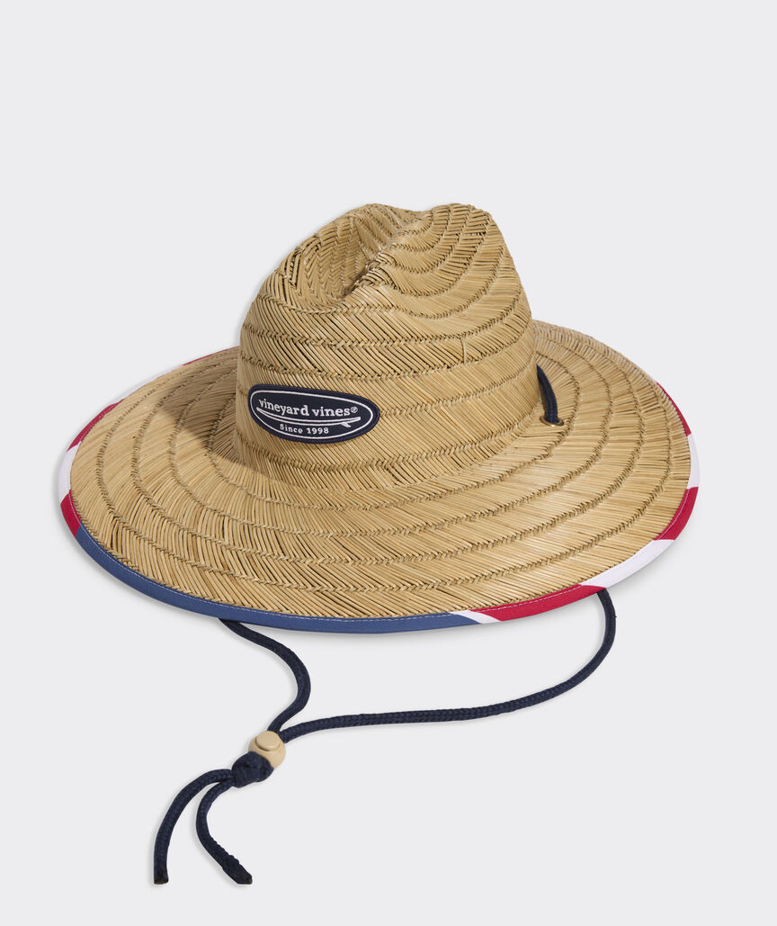 Surf Patch Flag Lifeguard Hat