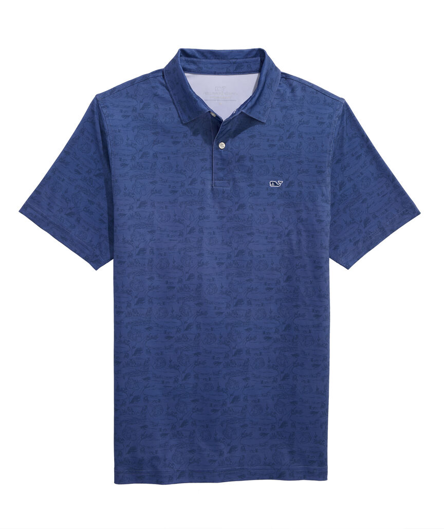 OUTLET Fly Fishing Scene Performance Polo