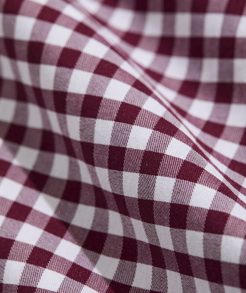 Boys' Performance Cotton Skysail Gingham Shirt