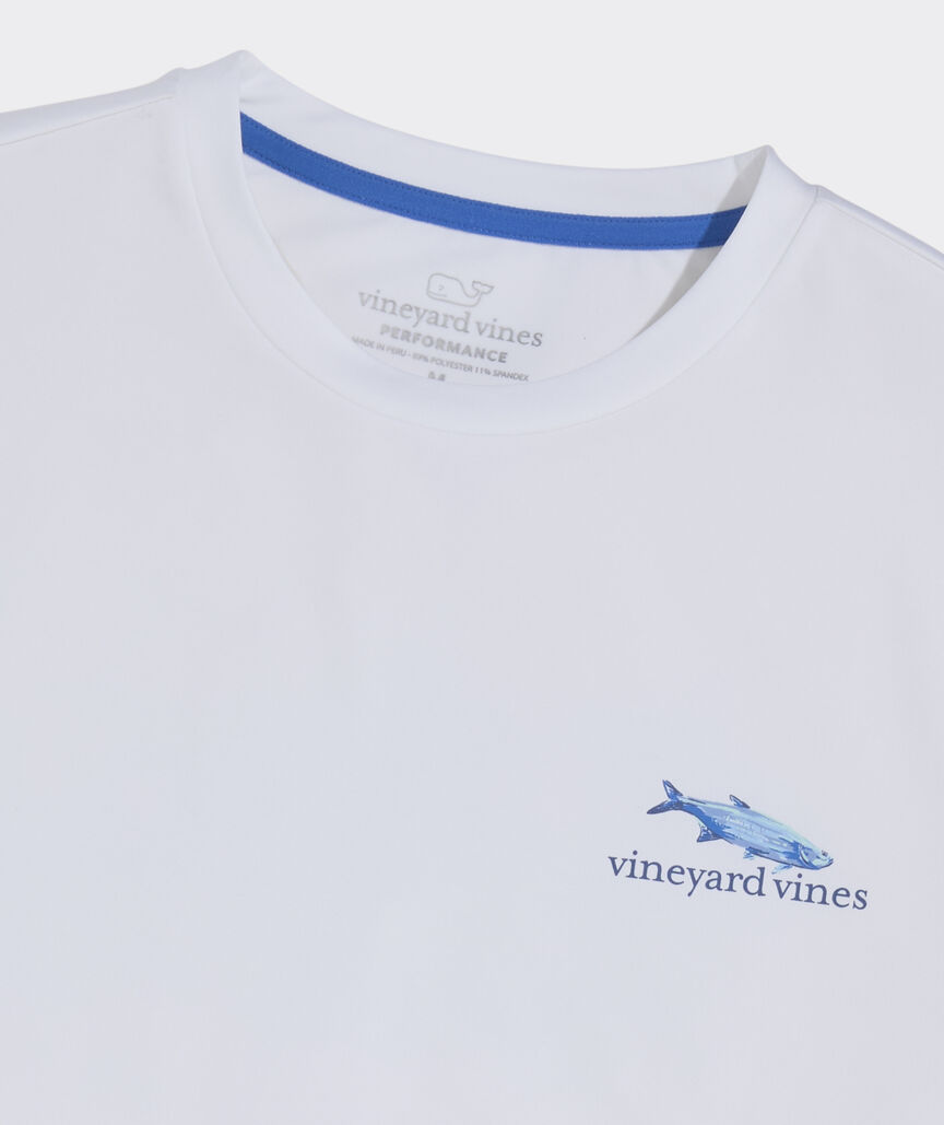Performance Painted Tarpon Short-Sleeve Harbor Tee
