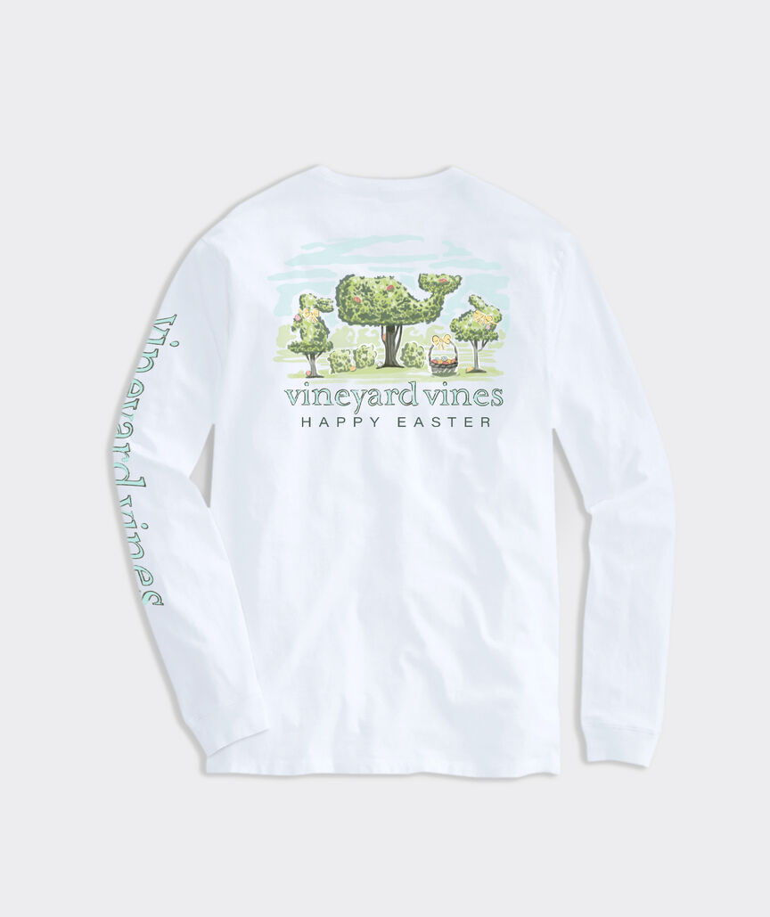 Easter Bushes Long-Sleeve Pocket Tee
